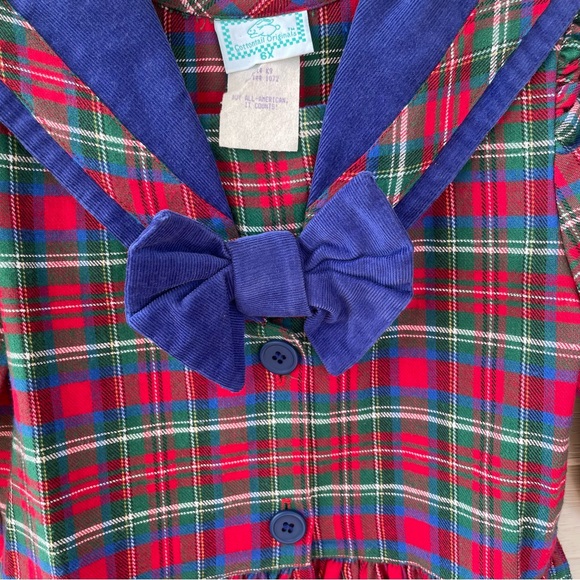 VINTAGE Cottontail Originals Plaid Dress Size 6X - Picture 3 of 7